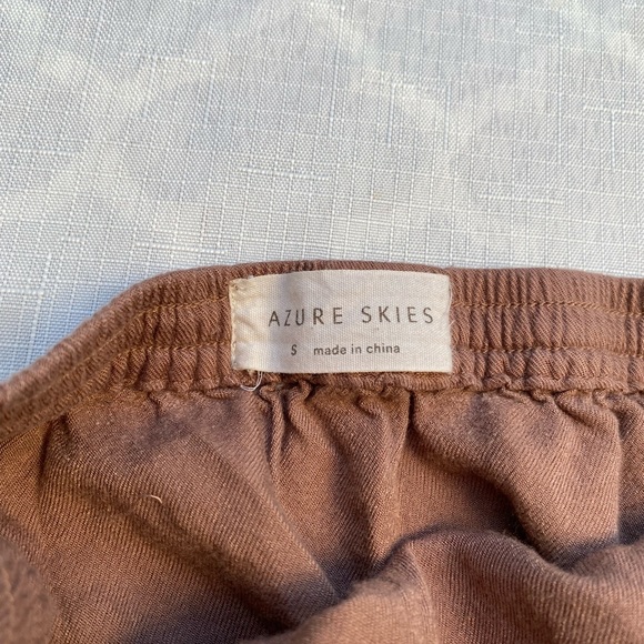 ARITZIA BROWN STRAPLESS JUMPSUIT - Picture 2 of 3